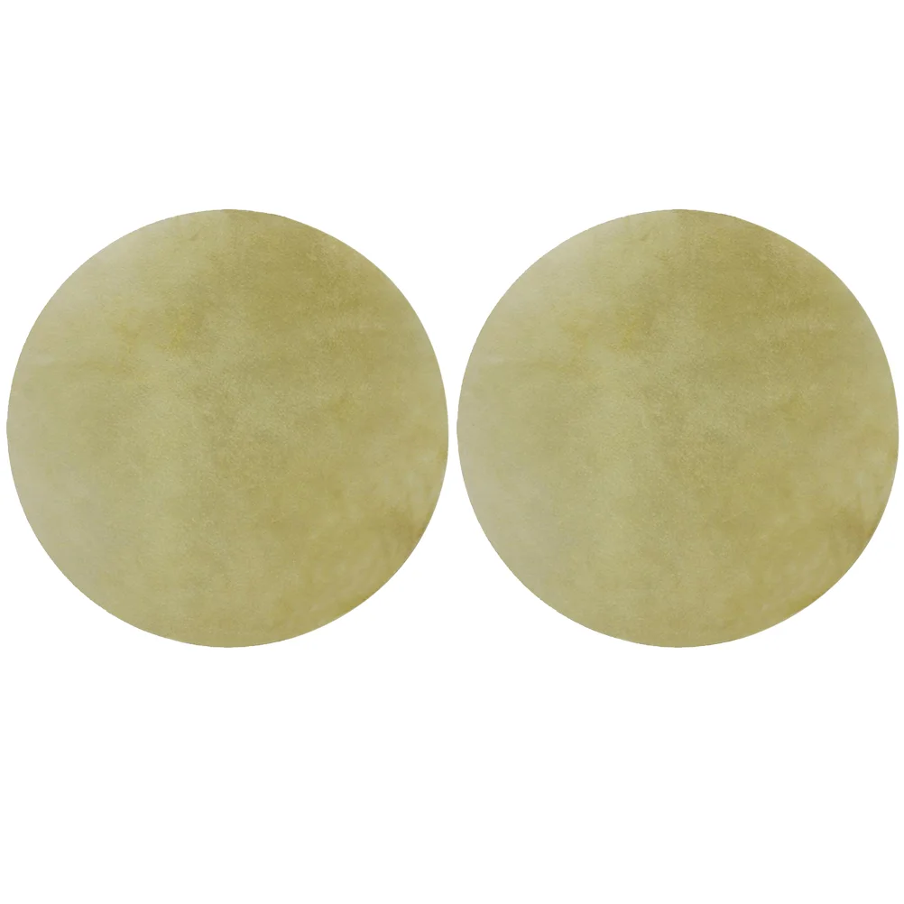 2pcs Goat Skin Drum Covers African Drum Skin Drum Cover Drum Replacement Skin goat skin drum head