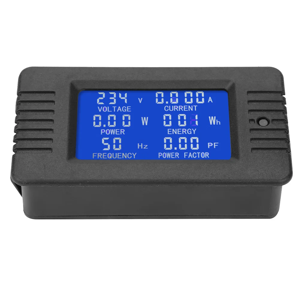 

AC Digital Meter Power Energy Large Screen LCD Backlight Function Overload Alarm Function Multifunction Voltage Current Tester