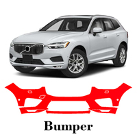 Car Precut Paint Protection Film Front Bumper Anti-scratch Exterior TPU PPF For Volvo XC60 R-Design 2018-2022