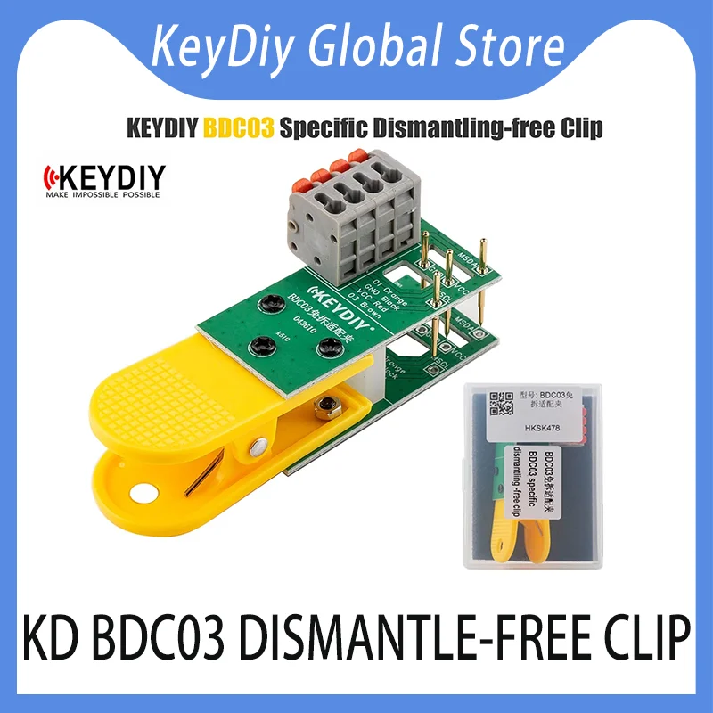KEYDIY BDC03 Specific Dismantling-free Clip Dismantle-free adapter For BDC3 key programming Work with KD-X4 KDX4 KD X4