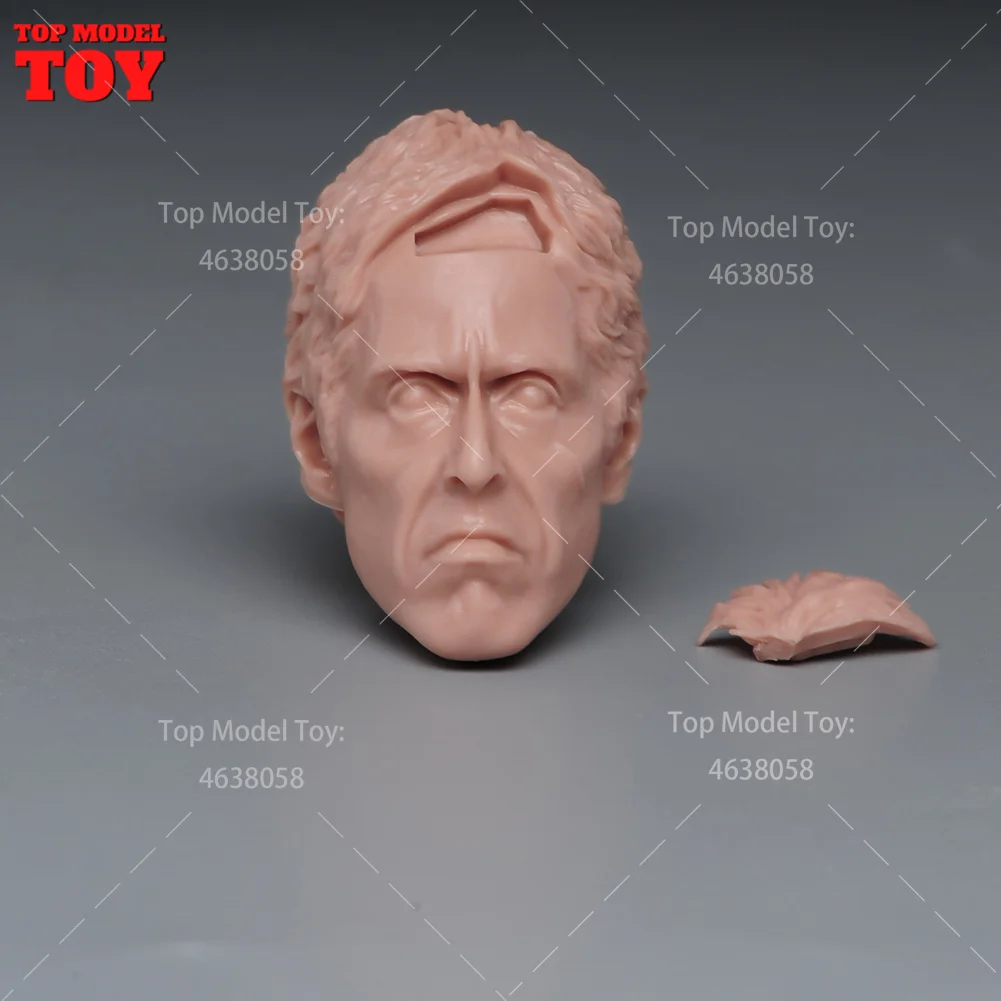 Model Patung Kepala Leon Benedict Joaquin Phoenix Jack Skala 1/6 Tanpa Cat, Model Ukiran PVC Cocok untuk Tubuh Boneka Aksi Prajurit 12''