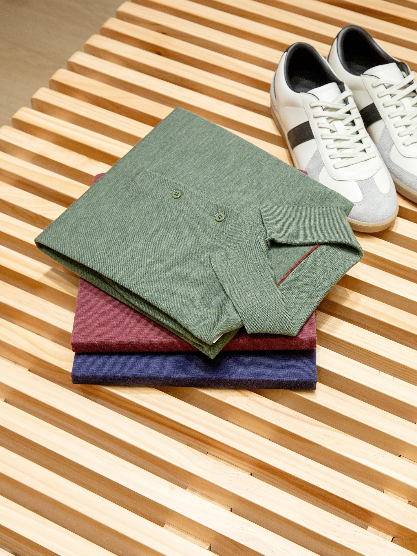 Men's Knitted Wool Sweater Double Strand Merino Fine Spun Wool Collared Knitwear Comfortable Fit Long Sve Casual Sle