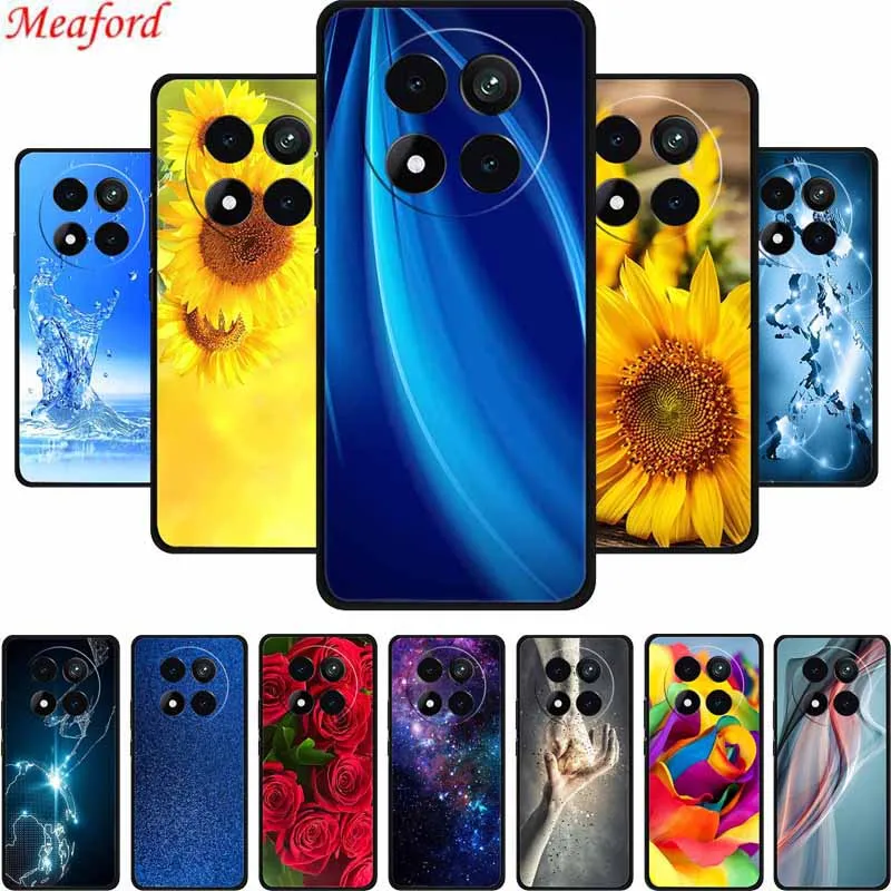 

Чехол для телефона Xiaomi Redmi Note 14 Pro + Чехол Note14 Pro Plus Черный силиконовый мягкий чехол для Redmi Note 14 Pro Plus Чехол Сумка
