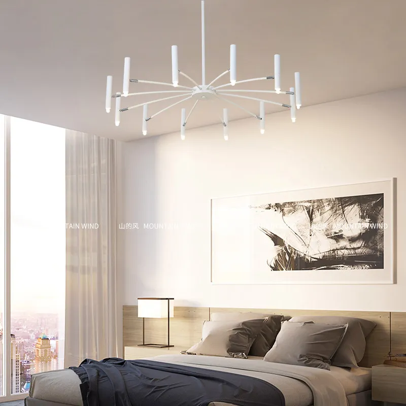 Modern Minimalist Pendant Light, Nordic LED Hanging Ceiling Lamp, Kitchen Dining Room Decor, Creative Simple Chandelier view 4