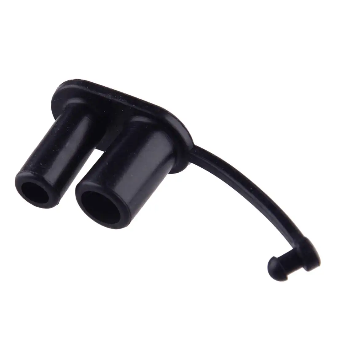878311 6BX-2476U-00 2pcs Fuel Connector Cap Protector Fit for Mercury Outboard 4 5 6 8 9.9 10 15 20 25 30HP Black Rubber