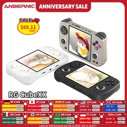ANBERNIC RG CubeXX Retro Handheld Games Console Linux RGB Joystick Video Gaming Player Supports WIFI Bluetooth HD TV Connection