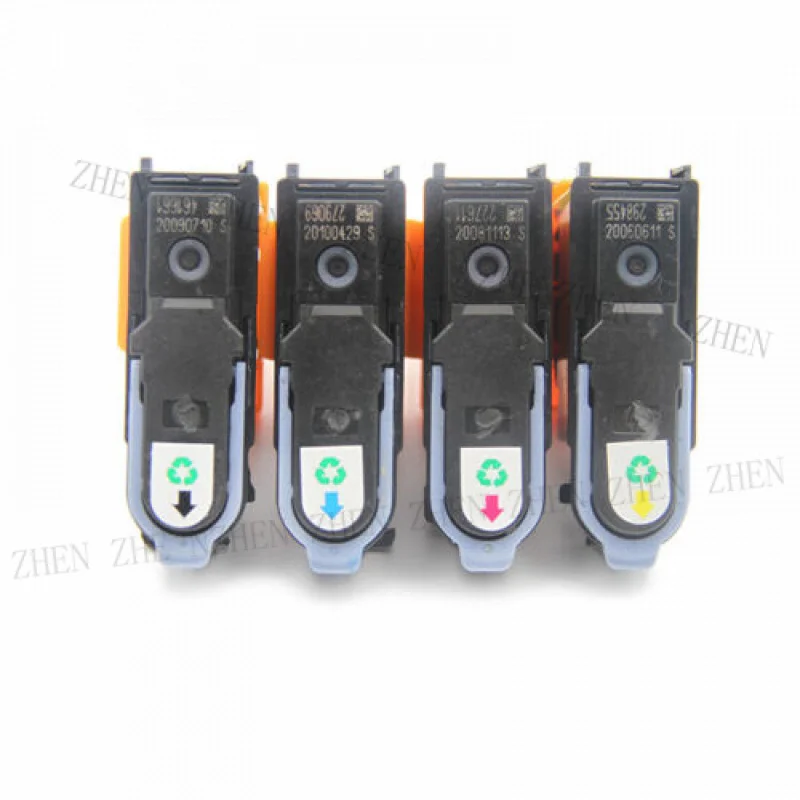 Y For HP 11 Printhead compatible  Print Head C4810A- C4813A 4PC/SET