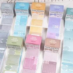 Pull Out Style Washi Tape Retro American Style Decorative Scrapbook Sticker Asethetic Study Sticky Note Cute Stationery Sticker
