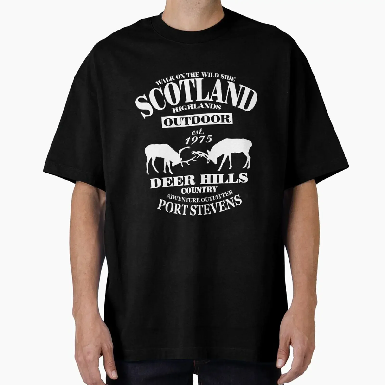 Scotland designed and sold by Port Stevens vintage Washed Top For Everyday Wear streetwear homme Breathable Stretched fashion