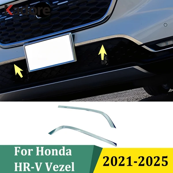 

Для Honda HR-V Vezel 2021 2022 2023 2024 2025 передние нижние центральные решетки гоночные решетки отделка внешняя наклейка на автомобиль аксессуары
