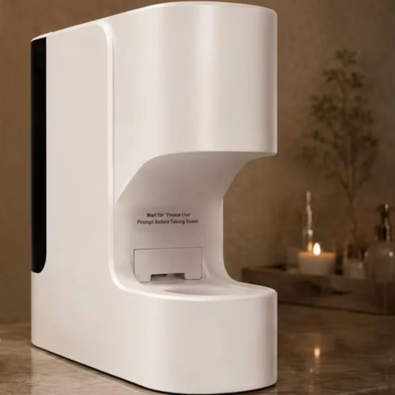 Hot Towel Warmer: 5-Second Auto Disposable Heater for Facial, Spa, Massage