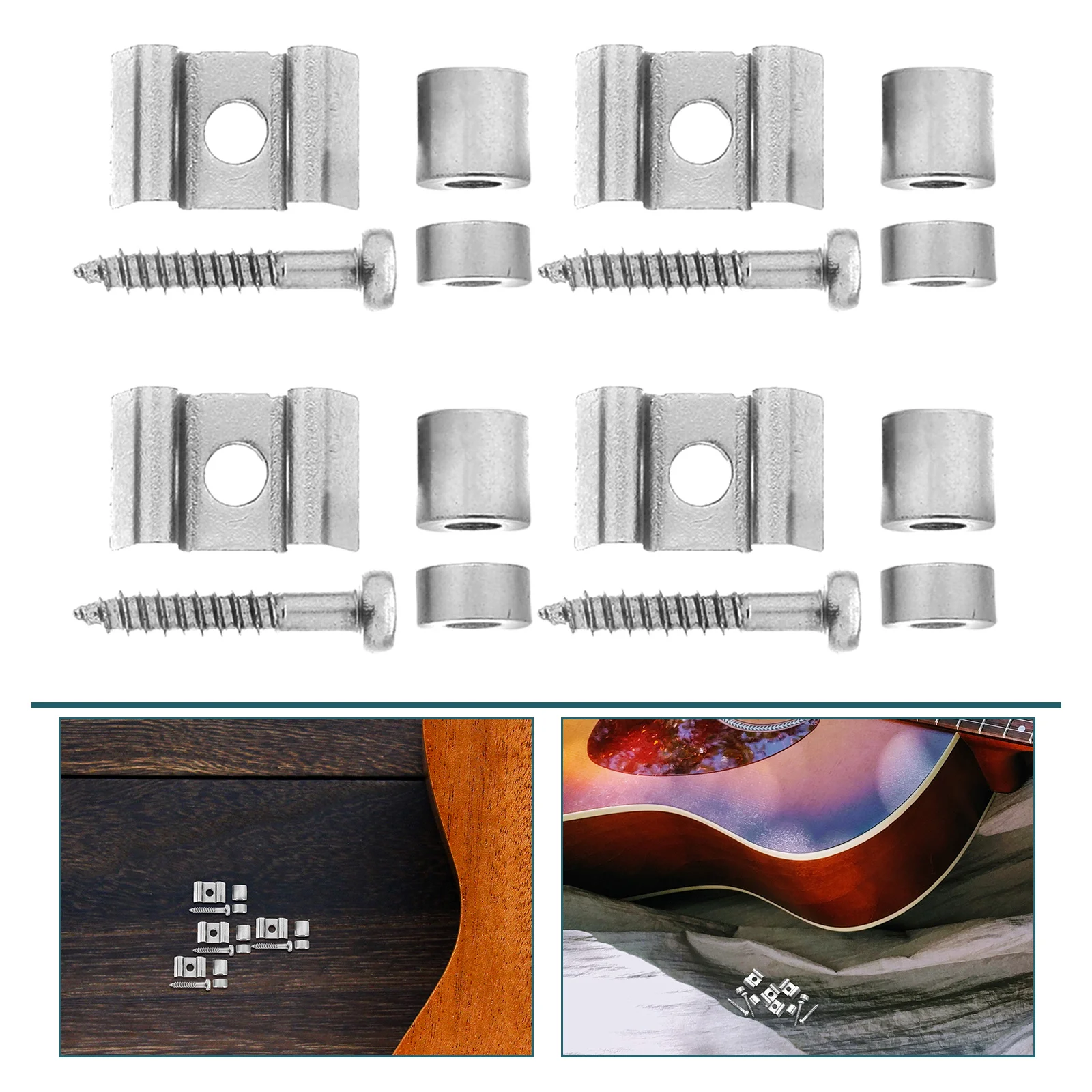 

Electric Guitar String Retainer Clamp Stable Durable Replacement Accessory For Acoustic Bass Fixing Tool Stretching Diy Tuning