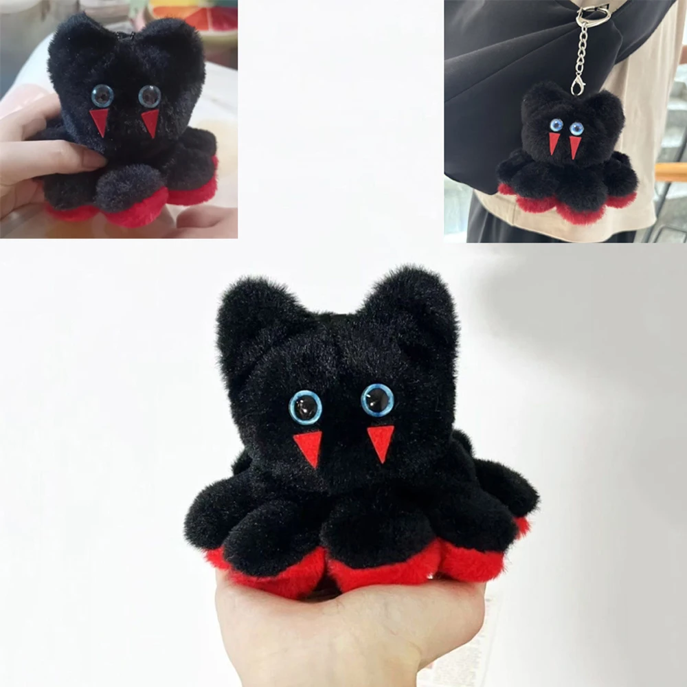 

Новинка: Плюшевая игрушка-брелок 12 см с синими глазами и красными слезами, персонаж из аниме-игры Call of Duty Ghost Octopus Konig, подвеска для сумки, декор