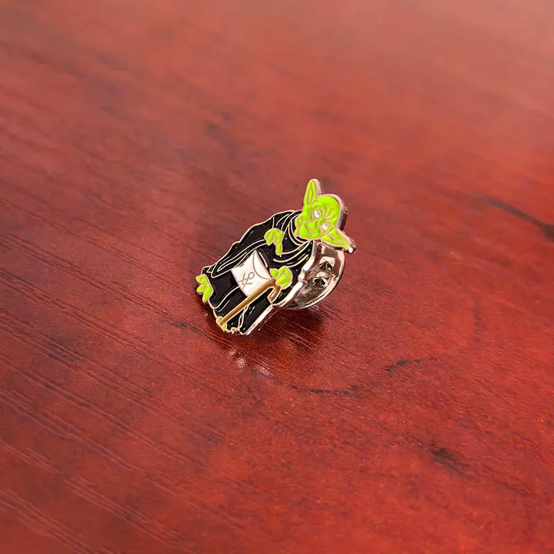 Masonic Free Masons Apron Lapel Pin Green Soft Enamel Brooch Freemasonry Pins Badge Souvenir Masonry Metal Craft