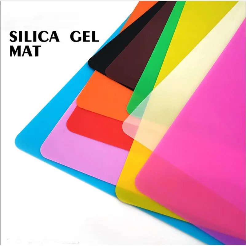 

1 Pack 15.74" x 11.81" Large Silicone Mats for Epoxy Resin Casting Molds Placemat Multipurpose Silicone Craft Mats 10 Colors