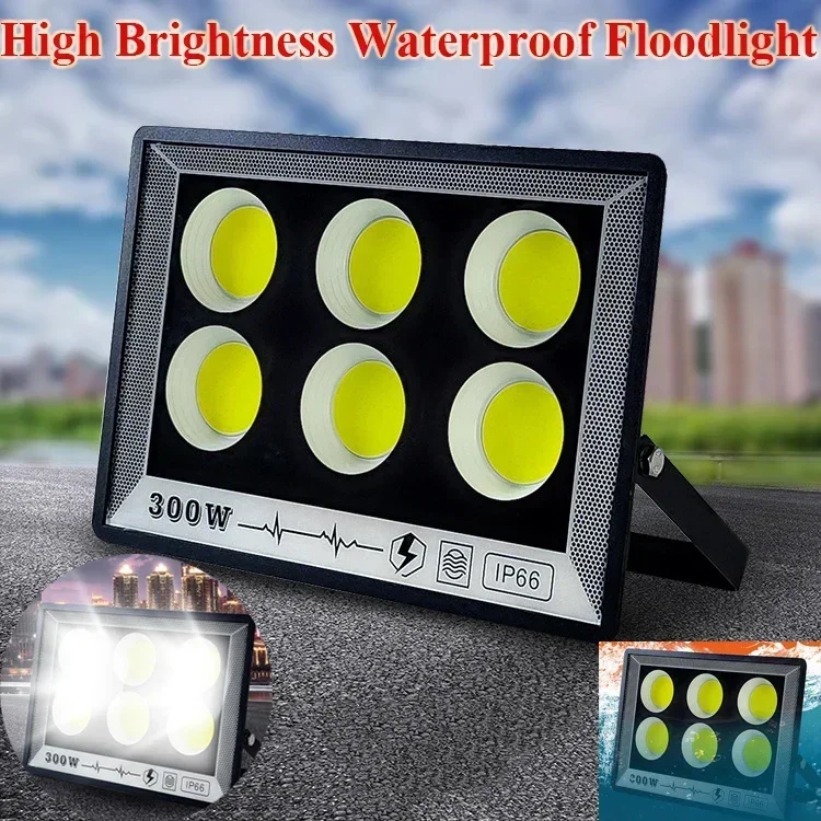 

LED Floodlight 300W 200W 100W 50W Explosive IP66 Waterproof Outdoor Garden Lighting Spotlight Wall Floodlight Engineering Light