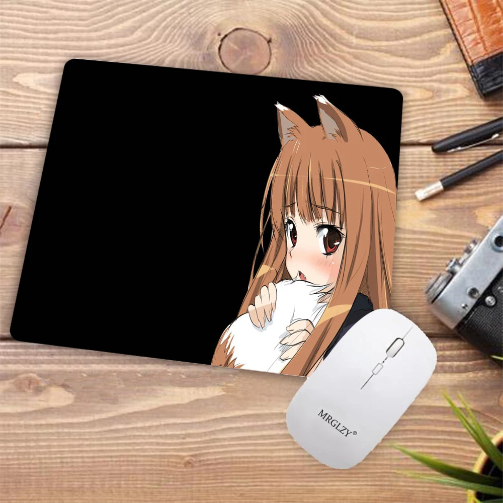 

Hot Pad Holo Spice & Wolf Pad on The Table Memo Pad Setup Gaming Anime Table Mat Mousepad Company Computer Mat Desk Protector