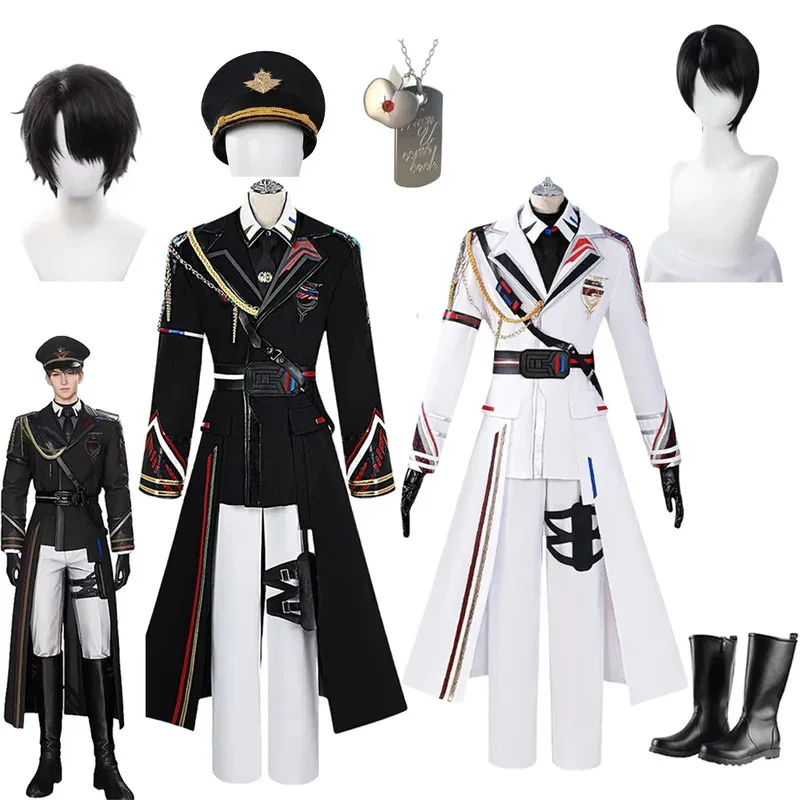 Kostum Cinta dan Pahlawan Luar Angkasa Zayne Xavier Rafayel Caleb Seragam Cosplay Setelan Permainan Peran Pesta Halloween