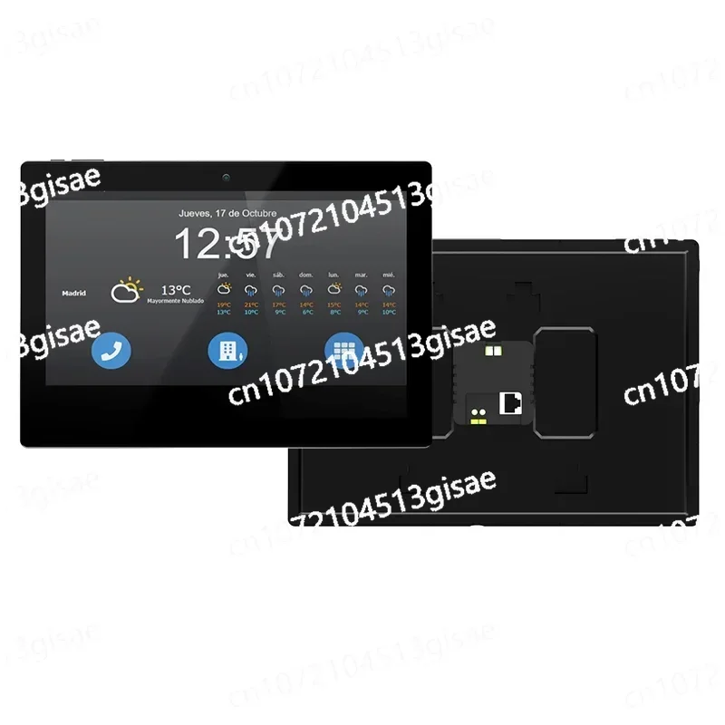 The Central Control Panel Supports Wireless Connectivity and Features PoE Power Supply.