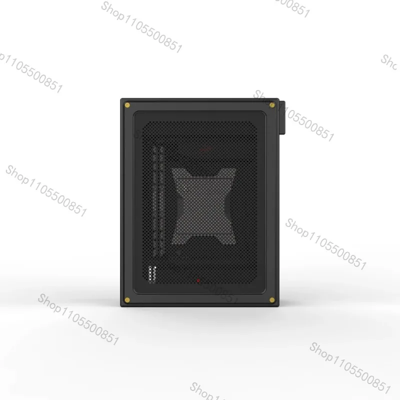 Pure aluminum CNC semi-high double-slot in-line cutter card ITX chassis