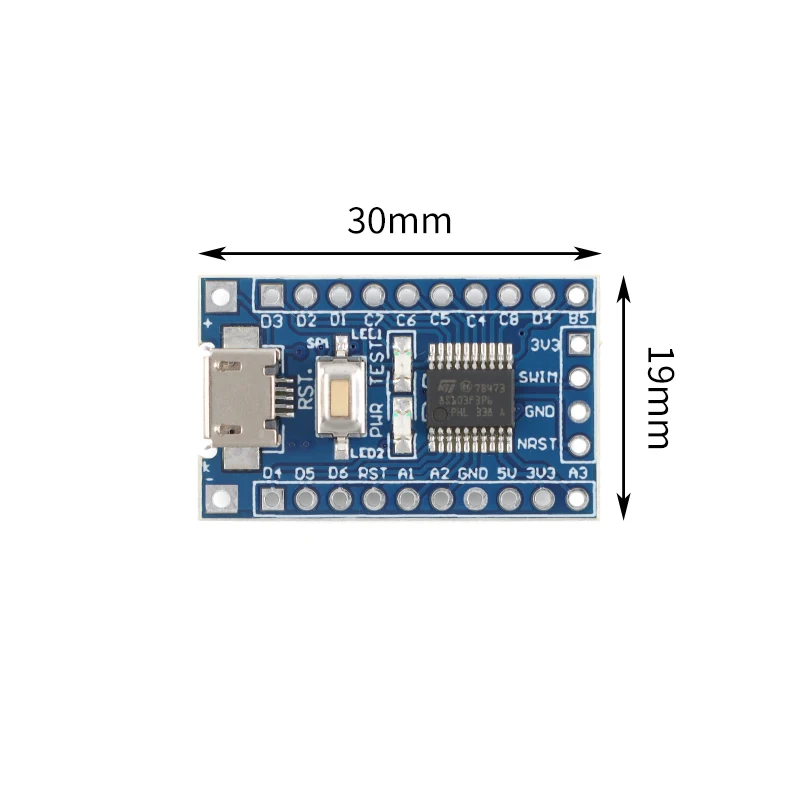 10 Stück/1 Stück STM8S103F3P6 STM8S003F3P6 Systemplatine ARM STM8 STM8S STM8S003 Minimum Core Development Board Demo-Modul für Arduino