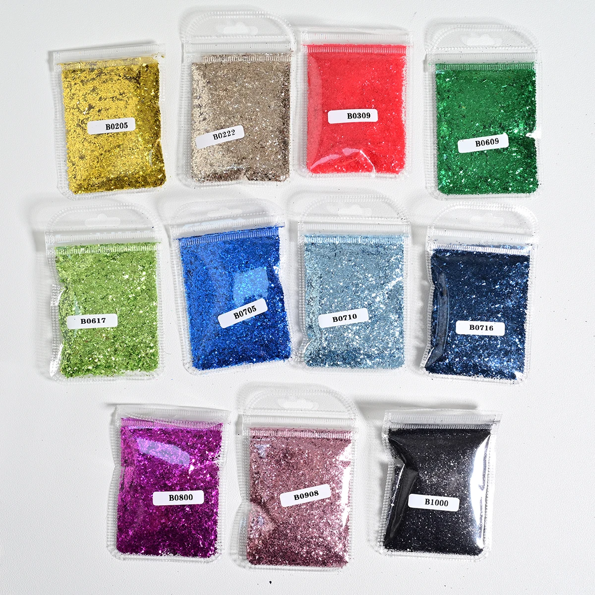 50/10g Mélange de paillettes multicolores éblouissantes pour ongles, flocons holographiques scintillants, sequins pour ongles, fournitures décoratives pour loisirs créatifs DIY