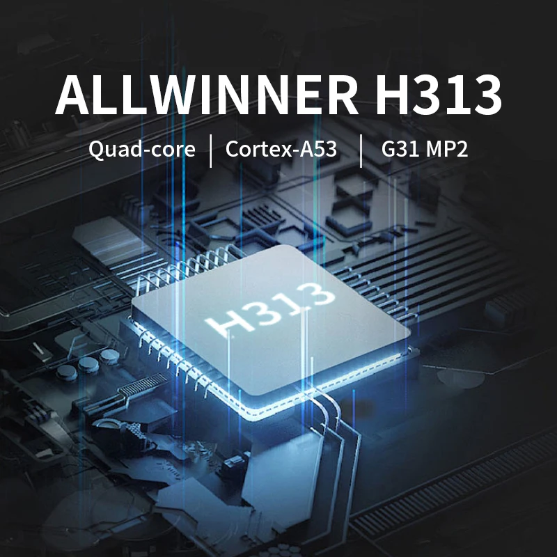 Q7 Allwinne H313 WIFI 6 BT 5.2 Android 10 TV Box 6K Ultra High Definition Player Home Full Netcom Set Top Box Smart Electronics