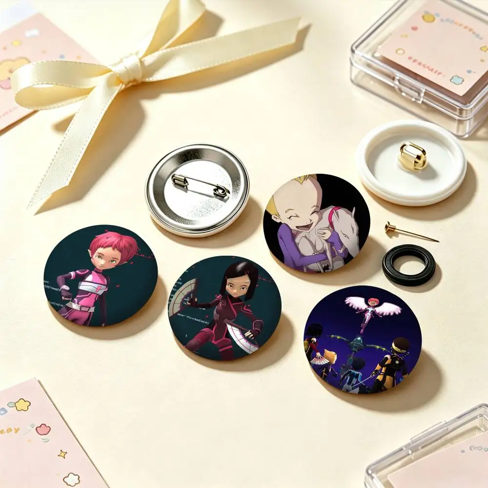 Classic Animations C-Code Lyoko-O  25mm 32mm 44mm 58mm 75mm Brooches Badges Pins for Accessories Gift