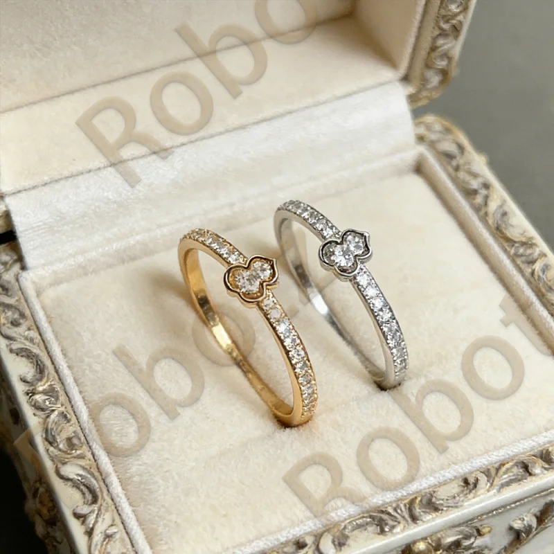 

ROBOTD 2026, домашнее кольцо Kirin с бриллиантами и тыквой, уникальное простое легкое роскошное нишевое кольцо для женщин, изысканные ювелирные изделия, подарки