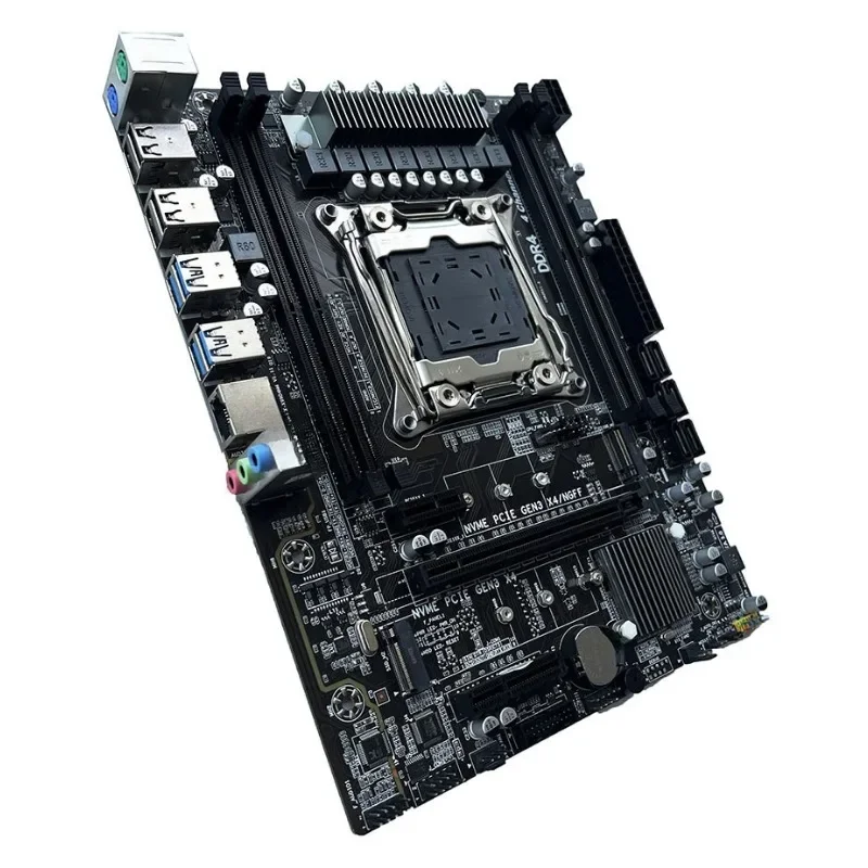 Parts for X99 desktop computer main board quad channel DDR4 memory dual M.2 mid board 2011-v3 v3v4CPU