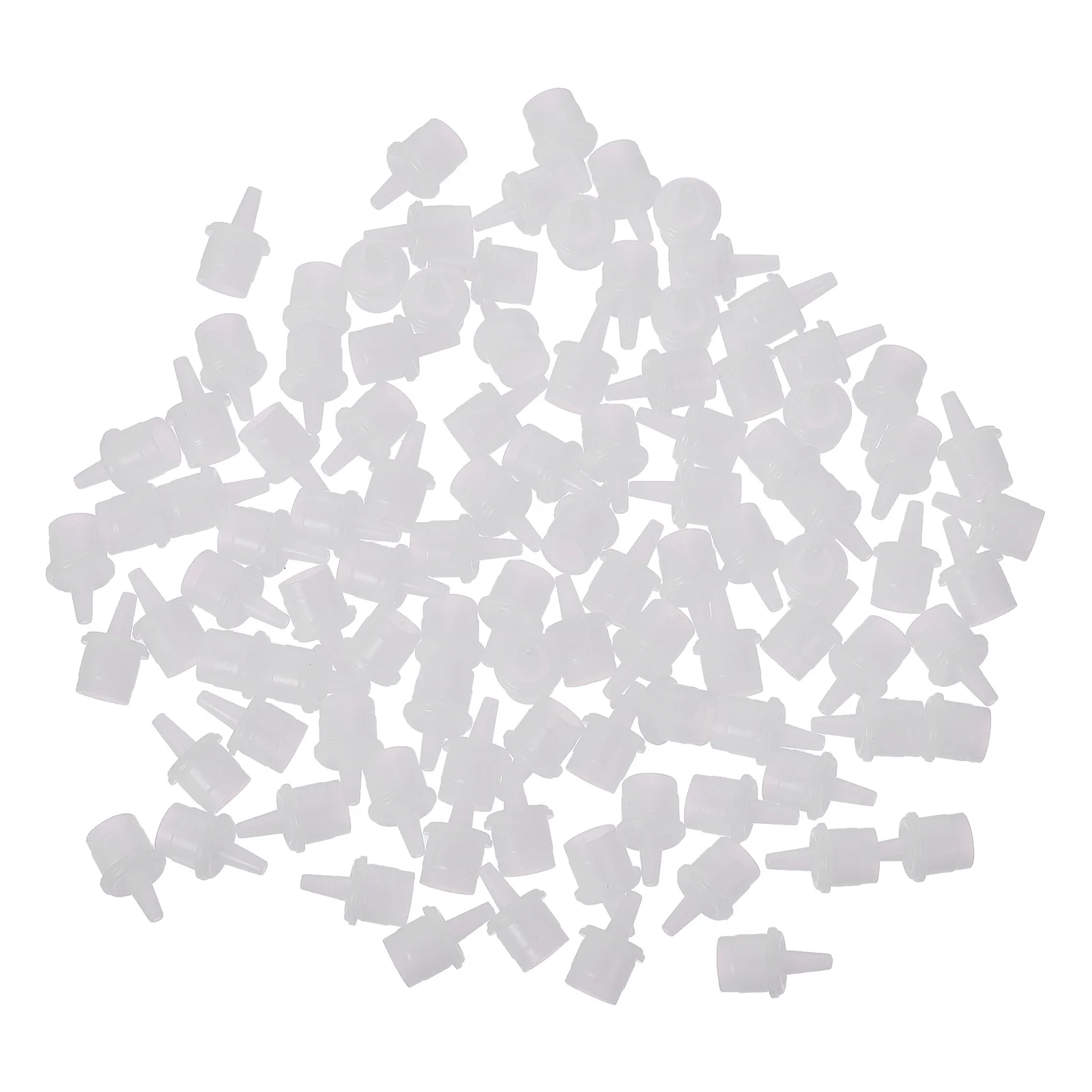 100 Stuks Wimper Lijm Fles Tips Vervanging Caps Wimper Extension Lijm Fles Plug Vervanging Cap Schoonheidssalon Benodigdheden