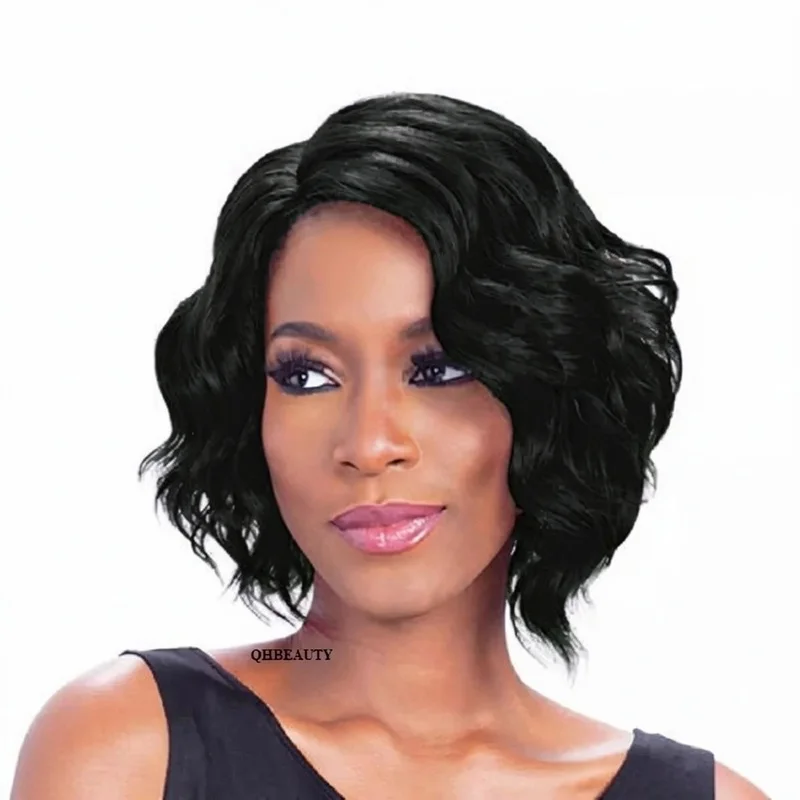 FREETRESS EQUAL SYNTHETIC LACE FRONT SHORT HAIR WIG DEEP INVISIBLE PART - SAMMI