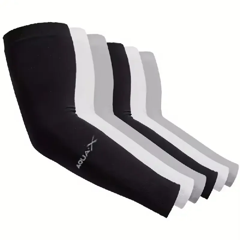 3Pairs Breathable Sun Protection Sleeves UV Protective Gear for Outdoor Adventures Sports And Driving