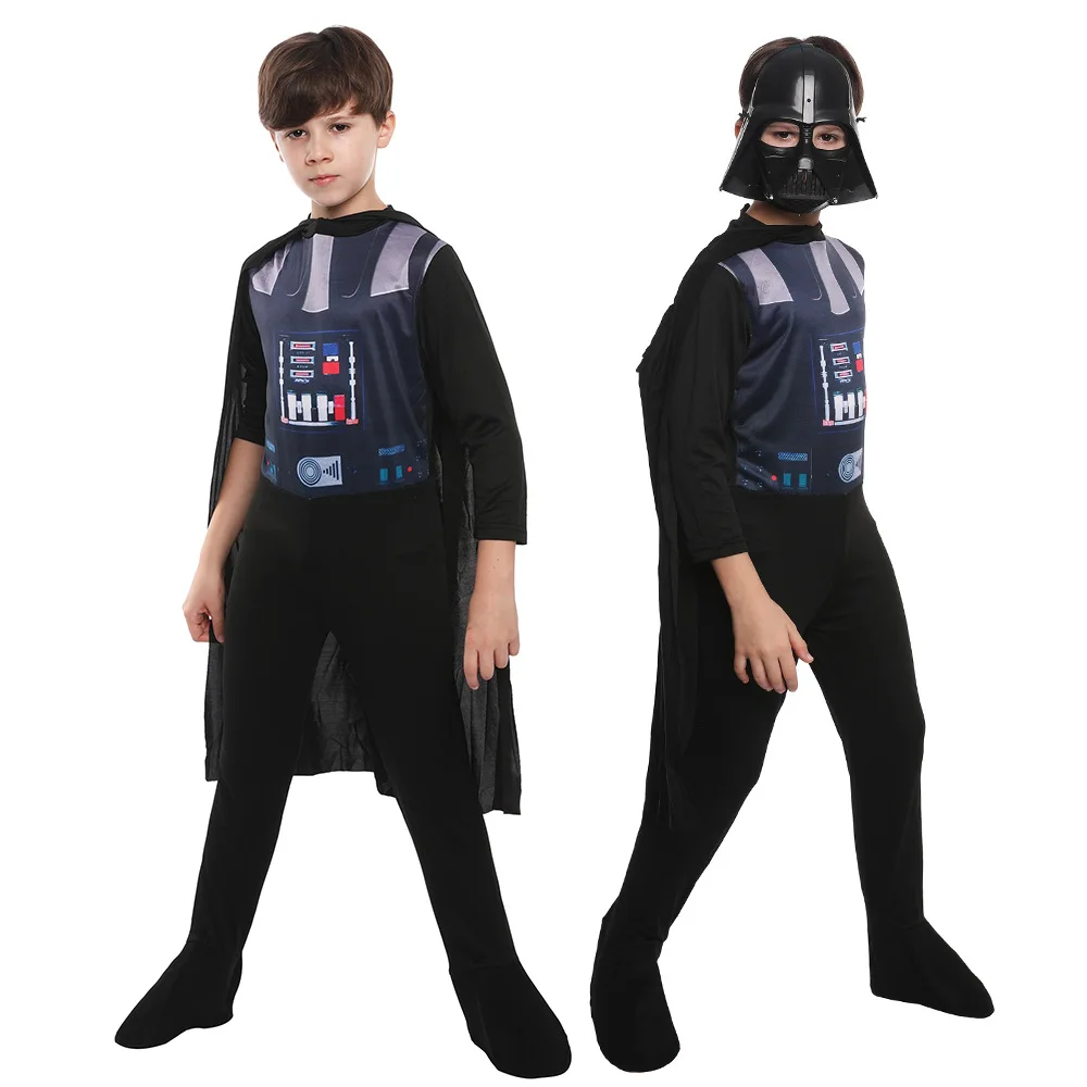أزياء تنكرية للأطفال مستوحاة من حرب النجوم لعيد الهالوين، زي فارس الجيداي، ملابس حفلات للأطفال، زي مسرحي تقليدي صيني #2
