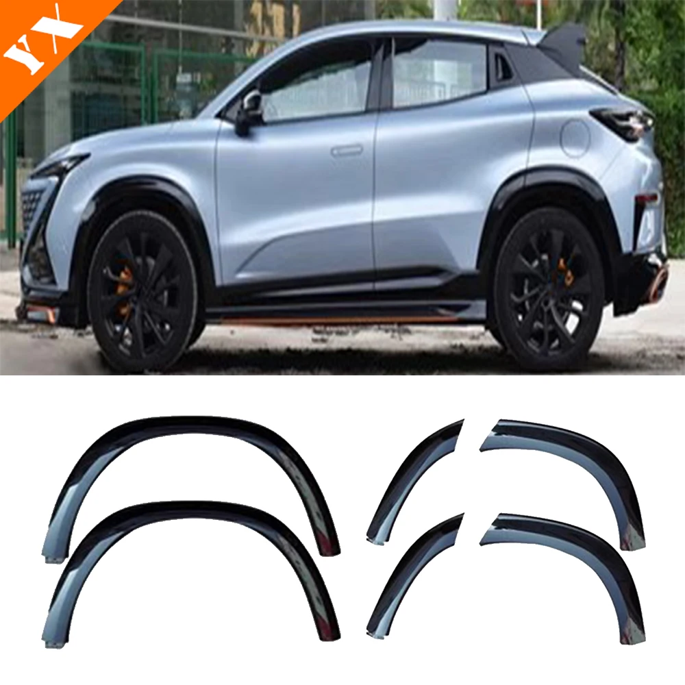 Black Trim For Changan UNIT UNI-T 2020-2024 Accessories Car Original Replacement Front Rear Wheel Eyebrows Decor Sticker Cover