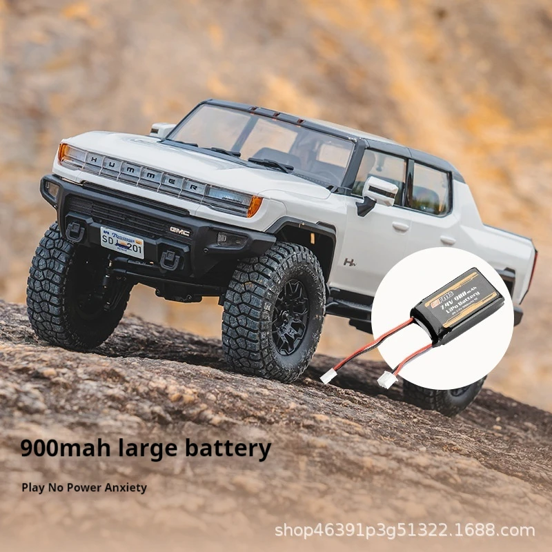 Fms 1/18 Fcx18 Hummer Ev 514up RC Car Simulation Climbing Model, 4wd Off-Road Vehicle, 514 up Truck, 2 Speed Transmission Toys