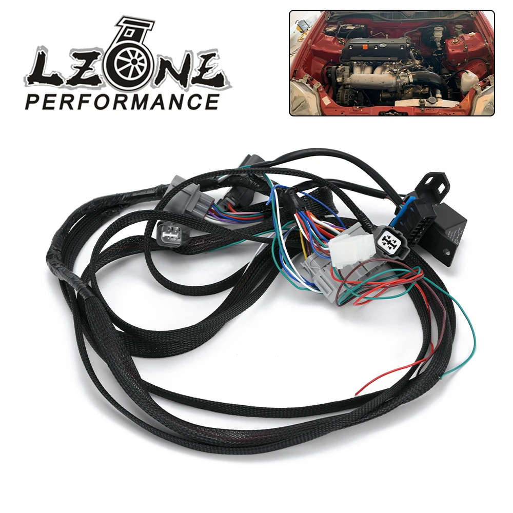 For K20 K24 K-Swap Conversion Harness For EG Civic (92-95) & DC2 Integra DAC061 For Honda