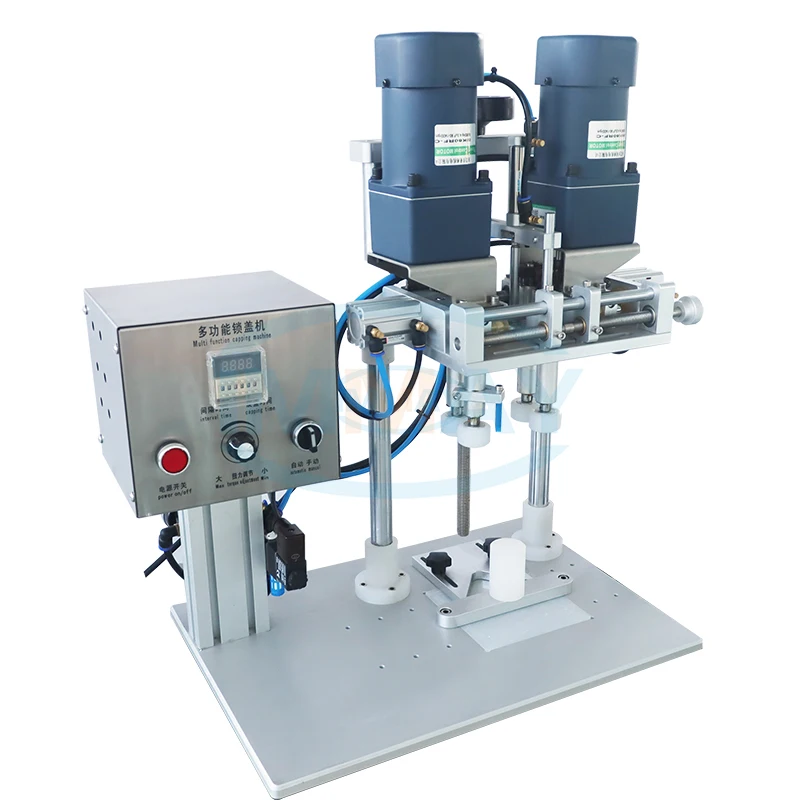High Speed Semi Automatic Capping Machine Semi Auto Capper for Bottles and  Suction Nozzle Bags