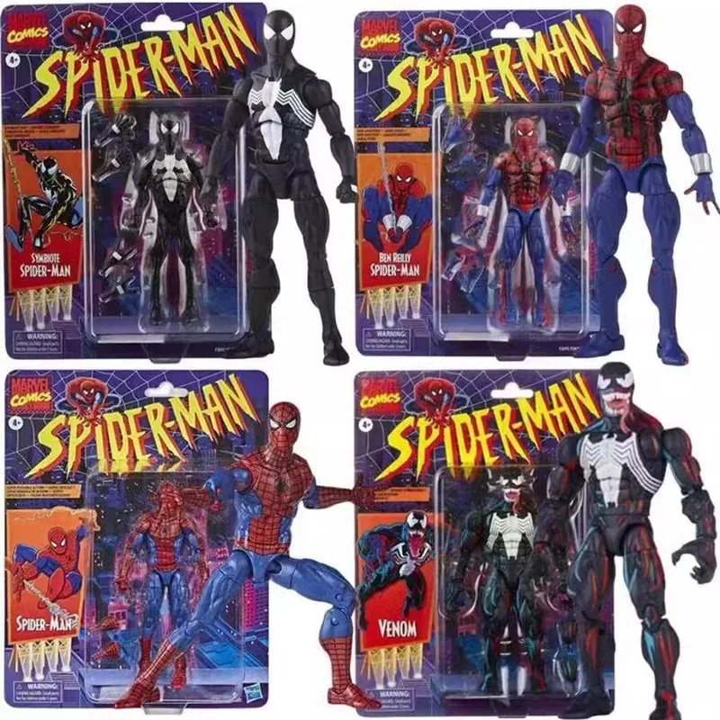 

Ko Ml Legends Classic Spider Man Venom Deadpool Action Figures Toy 6 Inch Movable Statues Model Doll Kid Toys Collectible Gifts