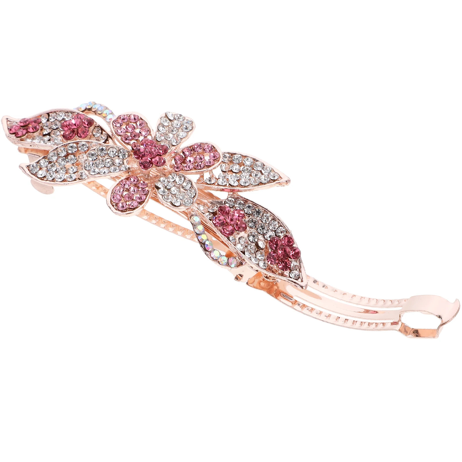

Rhinestone Hair Clip Spring Hairpin Accessories Women Girls Hair Barrettes Vintage Decorations Durable Hold
