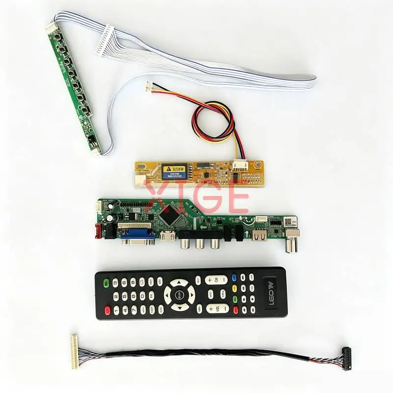 

Matrix Controller Drive Board Fit B150XG07 B150XG05 B150XG01 B150XG02 HDMI+VGA+AV+USB 1CCFL LVDS-30Pin 1024*768 1024x768 DIY Kit