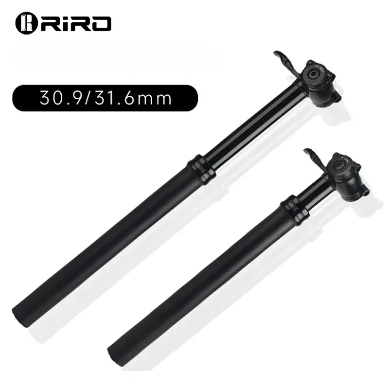 

RIRO MTB/Road Bike Air Suspension Seatpost 31.6/30.9mm Adjustable Telescopic Shock Absorber