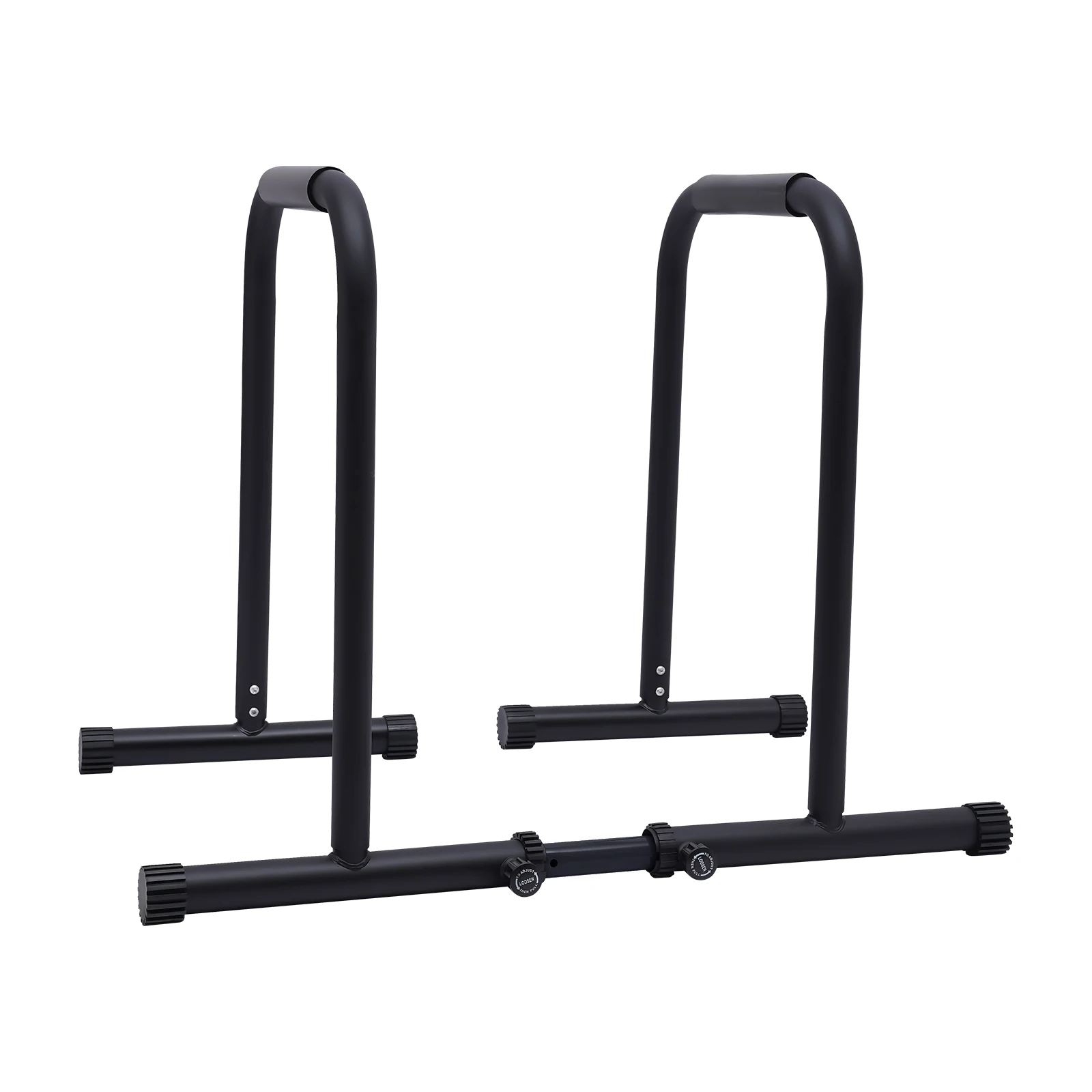 Adjustable Parallel Bars,Heavy Duty Steel Dip Station Adjustable Height and Length,Dip Bars for Home Gym