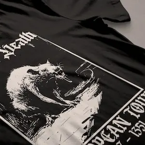 Black Death TShirtMedieval Rat ShirtGothic Grunge ClothingHorror Goth AestheticHistory ShirtDark Academia