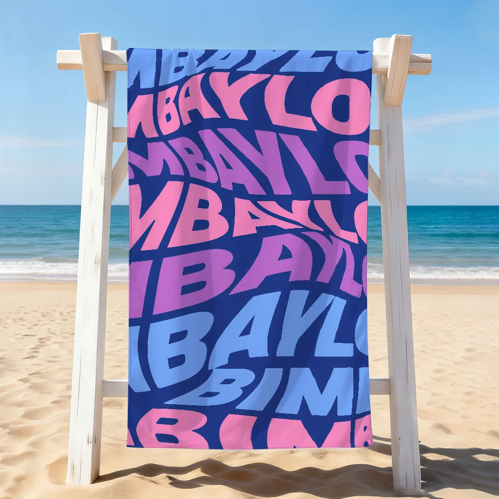 Fashion print B-BIMBAS Y L Towel Drying Bath Towel Applicable To Light Swimming Camping Yoga Beach Out