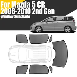 Custom Magnetic Car Window Sunshade For Mazda 5 CR 2006-2010 2nd Gen Curtain Mesh Front Windshield Frame Curtain