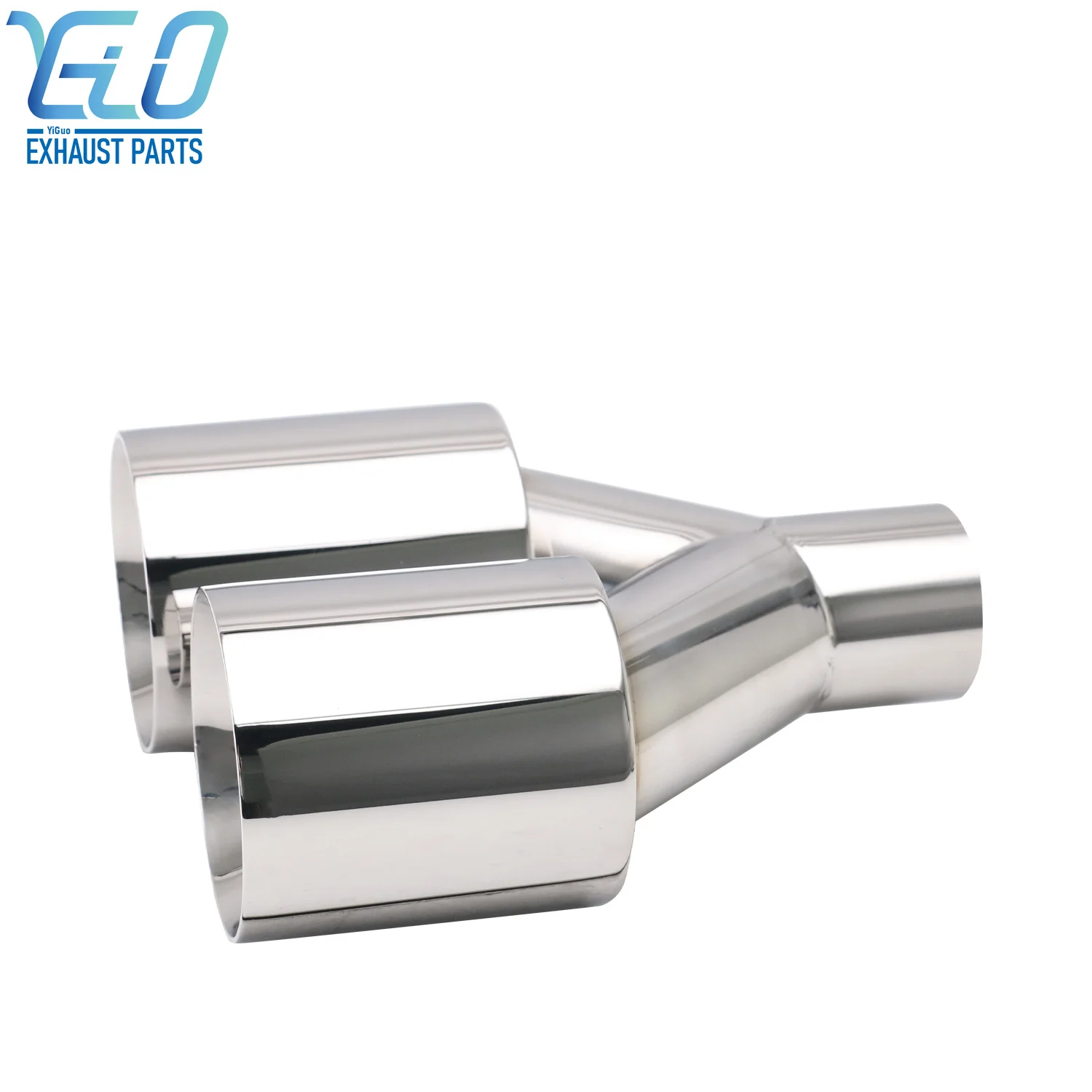 

Double Wall Exhaust 3"(76mm) Tip 3 Inch Inlet 4" outlet 9.7" Long Tail Pipe Polished Stainless Steel