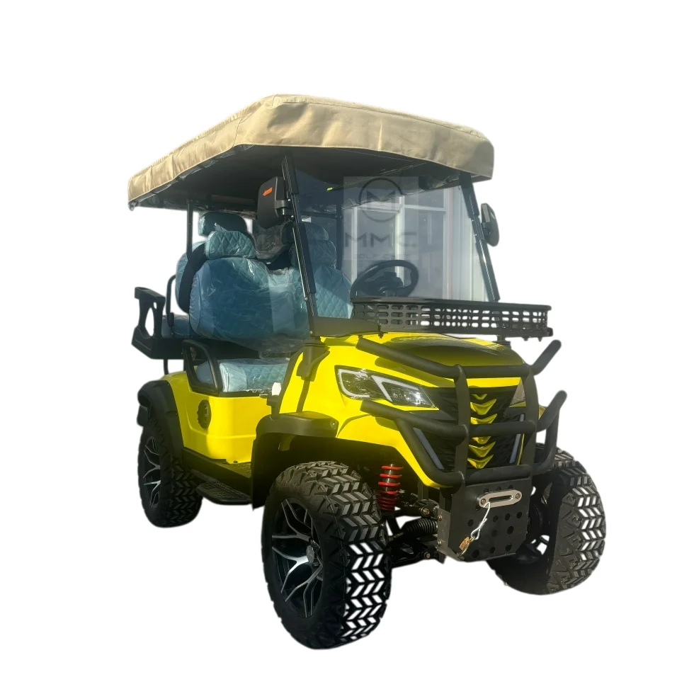 

MMC Роскошная 4-местная электрическая внедорожная тележка для гольфа Street Legal Настраиваемая электрическая тележка для гольфа