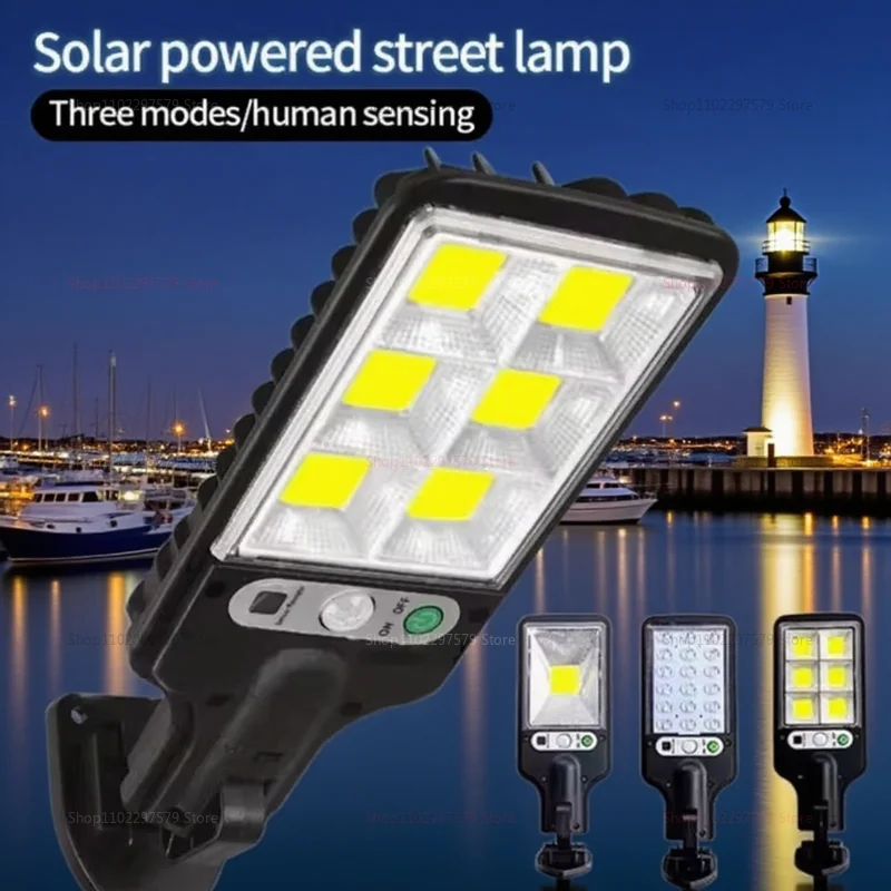 2025 Solar Street Lights Outdoor Waterproof LED Campus Garden Remote Control Solar Powered Emergency Yard Pathway Lighting