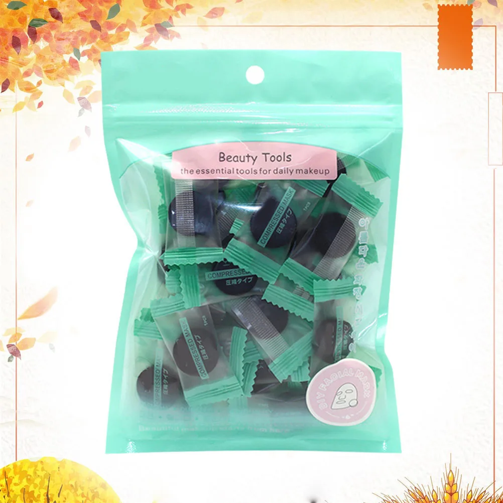

40pcs Bamboo Charcoal Facial Mask Paper Compressed Beauty Tool Skin Care Fabric High Quality Hydration Nourishment